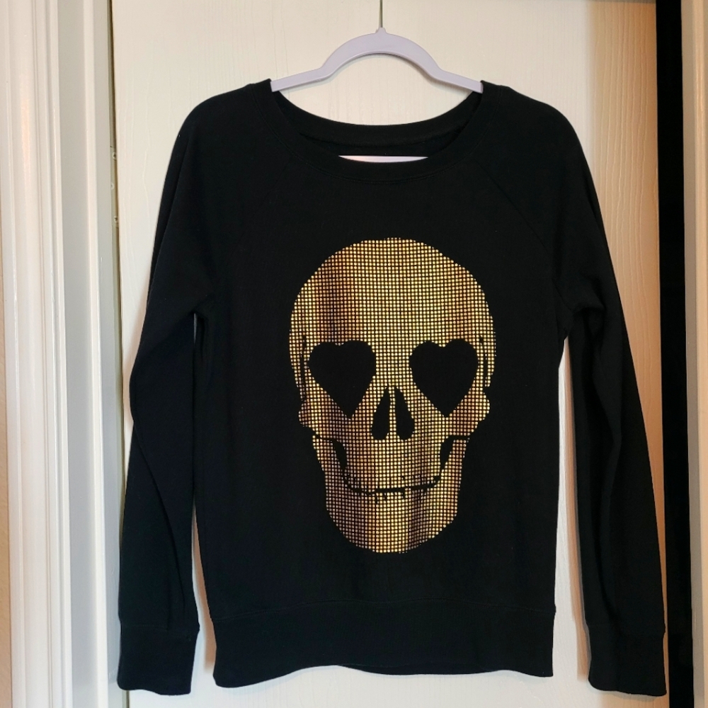 Vans gold skull sweatshirt